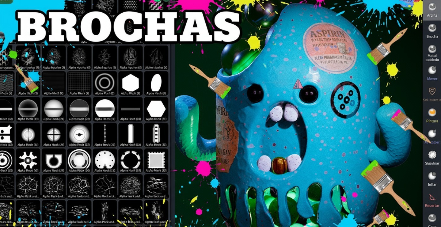 2. Agrega brochas GRATIS a nomad sculpt