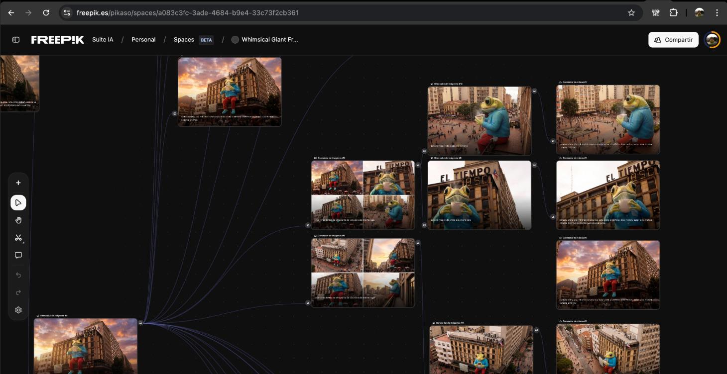 Creando videos con IA, otro de mis trabajos :)