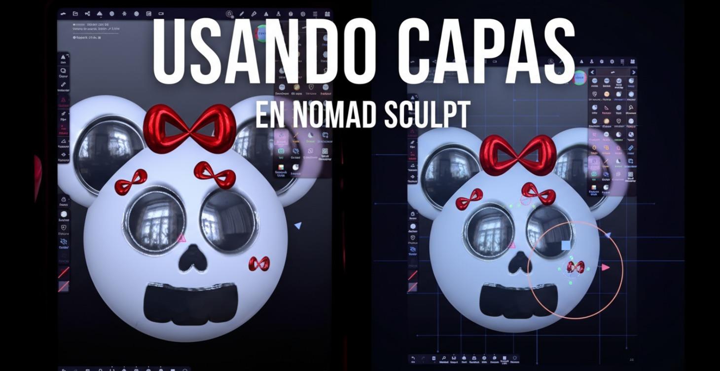 11. Usando Capas en Nomad Sculpt