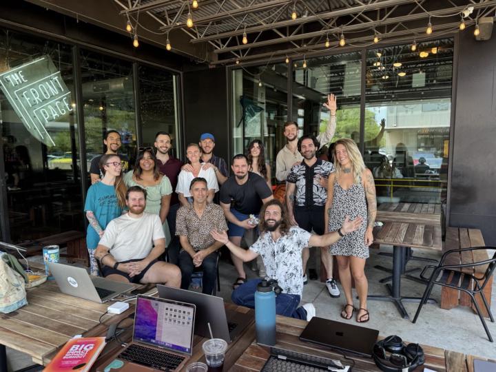 Our biggest co-working session yet! 🎉