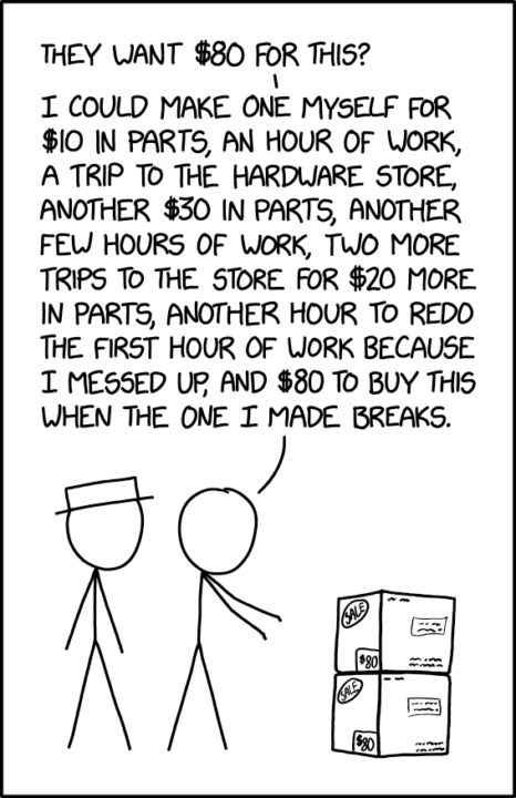 I can build it myself comic
