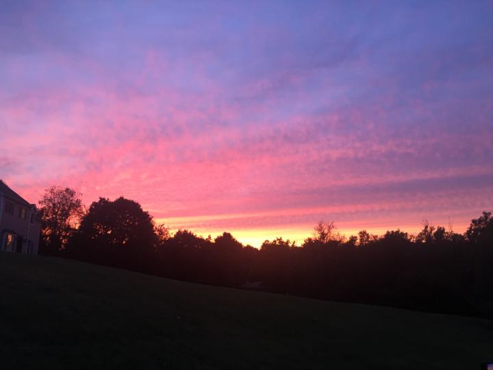 The power of a sunset or sunrise 