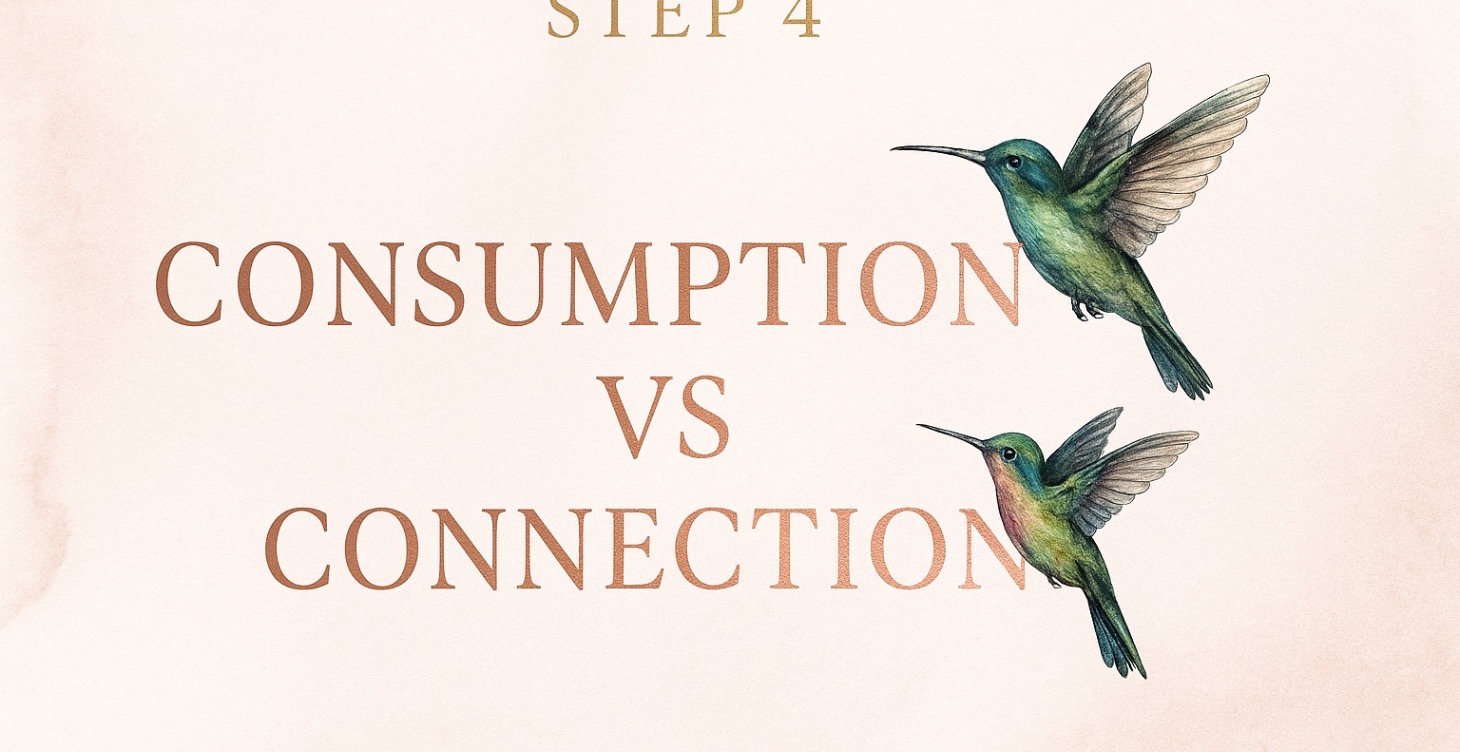 Class 4: Consumption vs Connection