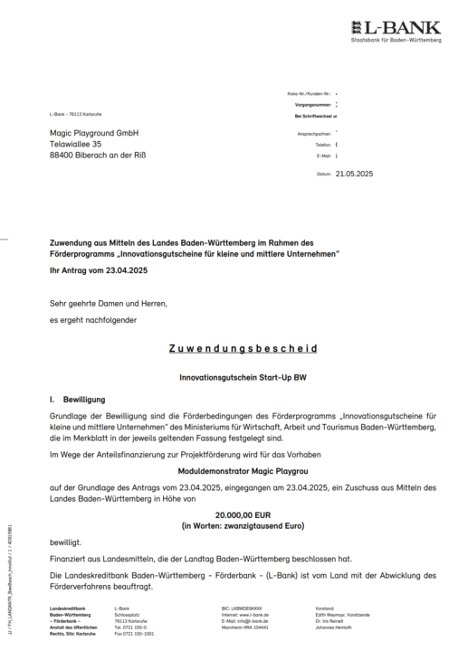 Innovationsgutschein Start-up Baden-Württemberg