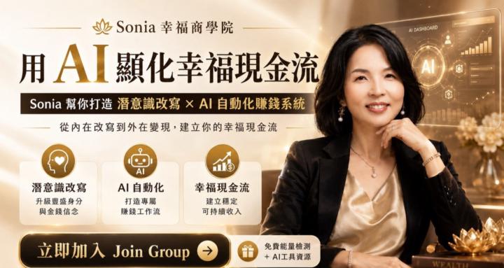 Sonia幸福商學院