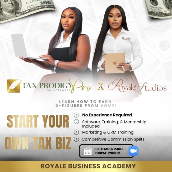  🚨Start your own Tax Biz!! 🚨