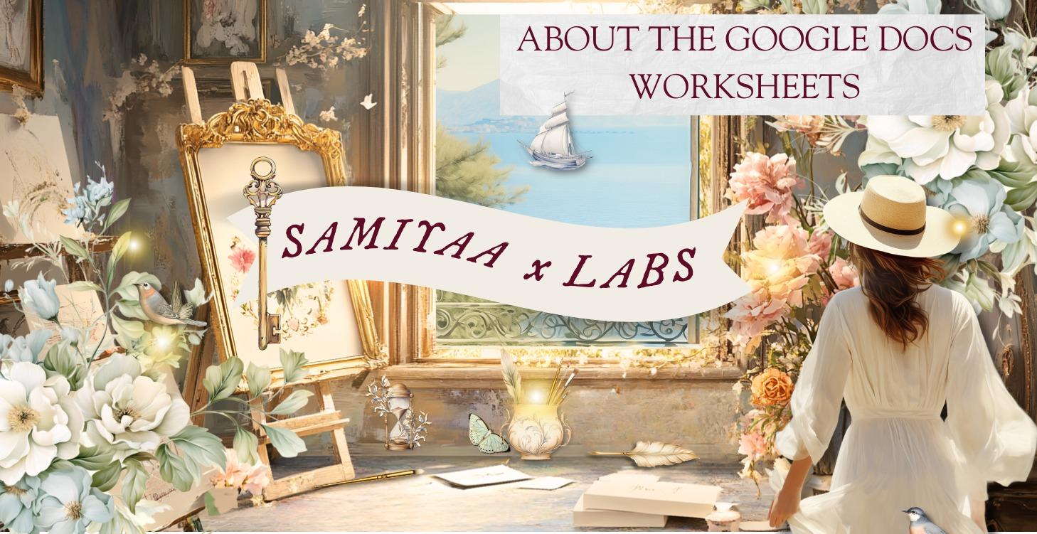 About the Google Doc Worksheets