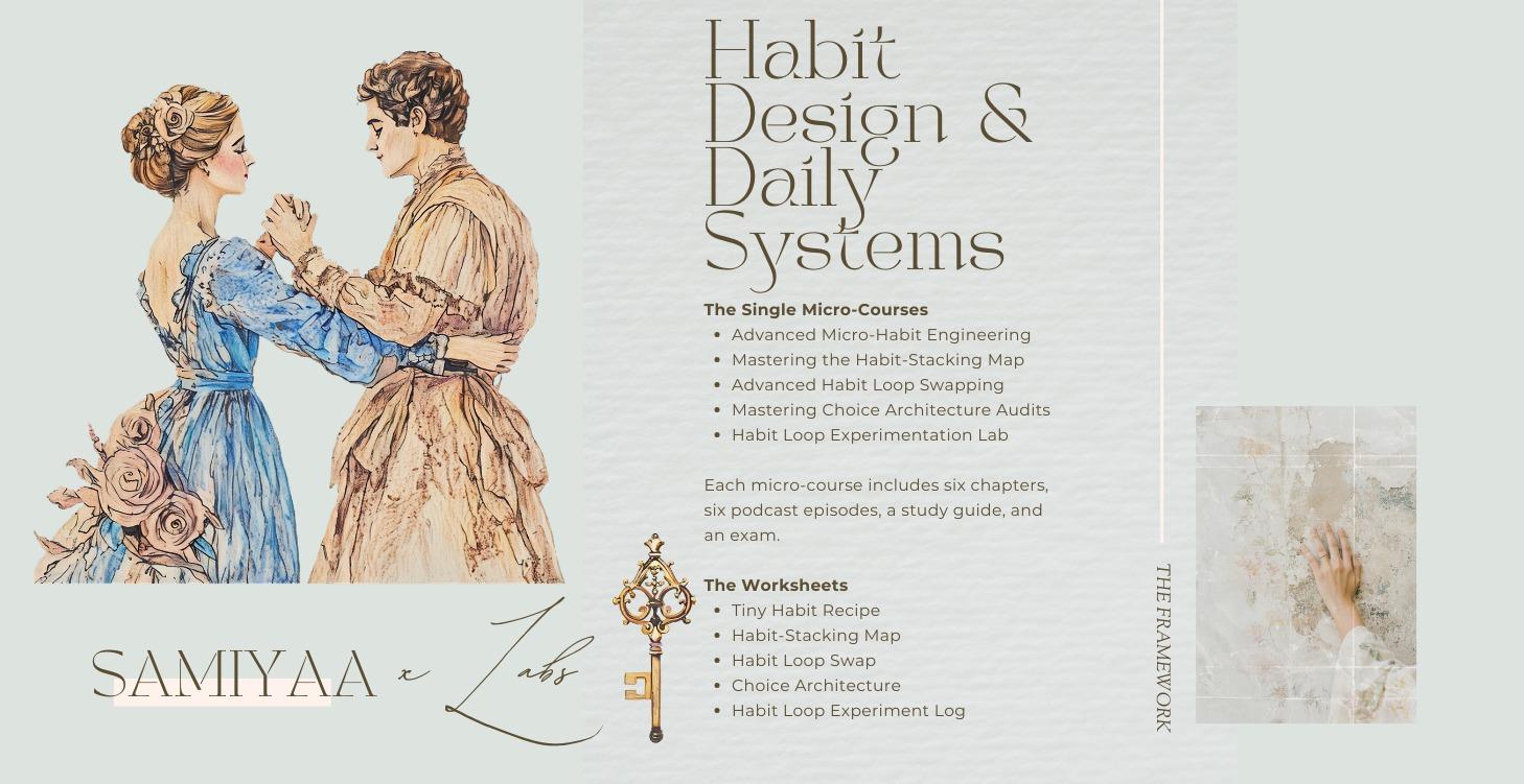 🔵Habit Design & Daily Systems