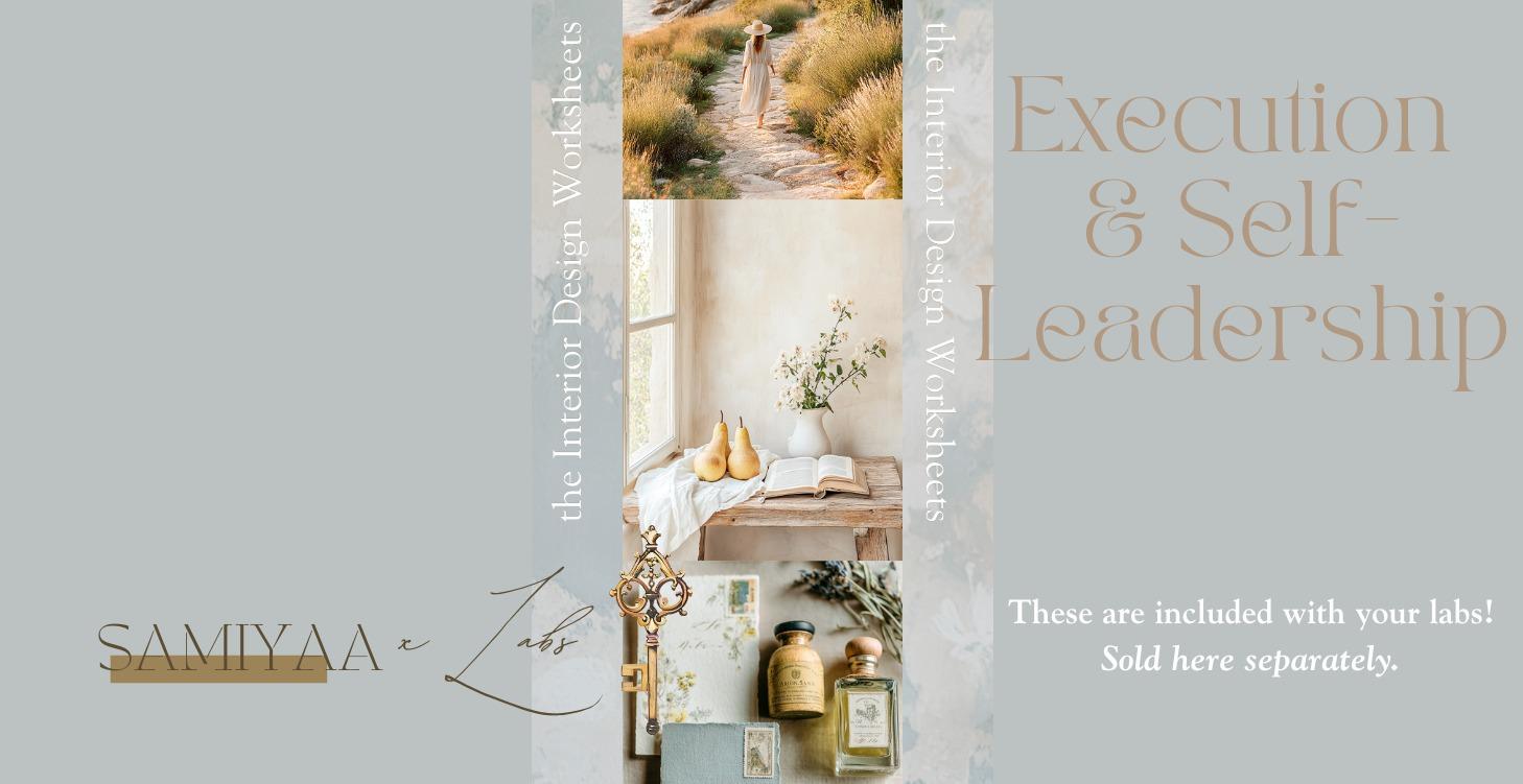 🛋️ The Interior Design Worksheets: Premium
