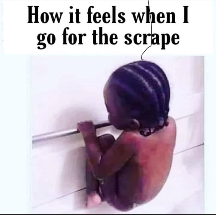 I scrape then crash 😭