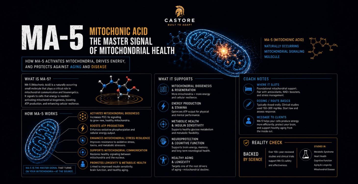 Mitochonic Acid Breakdown