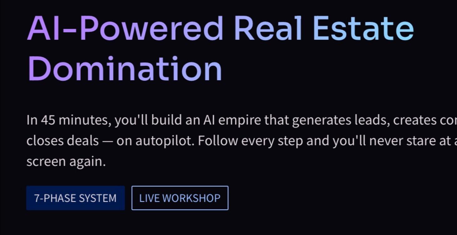 AI-Powered Real Estate Domination