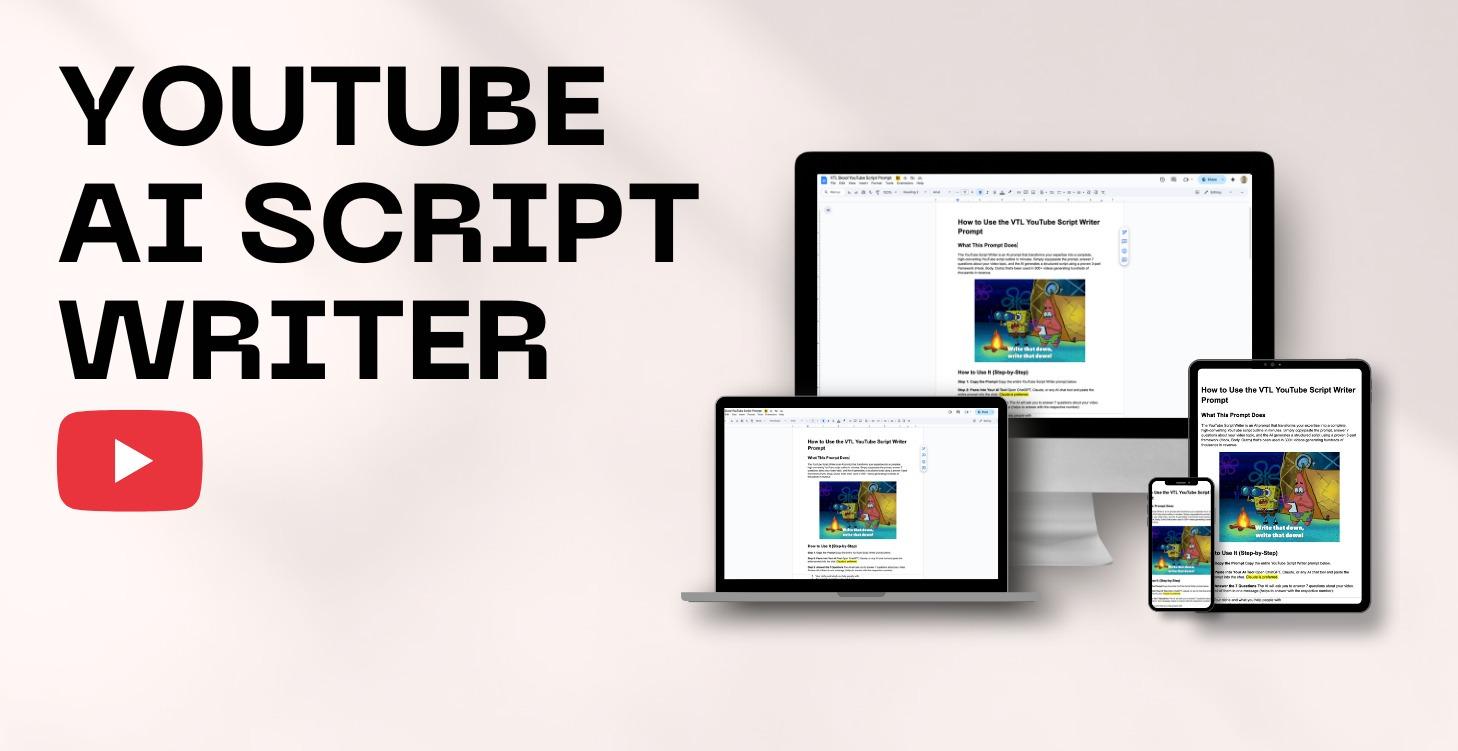 The VTL YouTube Scriptwriter