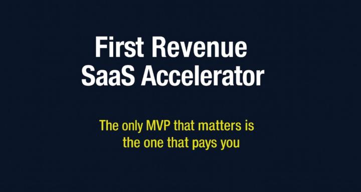 First Revenue SaaS Accelerator