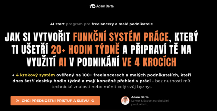 AI START pro freelancery a malé podnikatele – waiting list je otevřený!