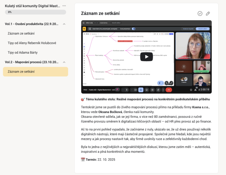 🔥 Reálné mapování procesů v přímém přenosu – kdo nebyl, jako by nebyl! 😉