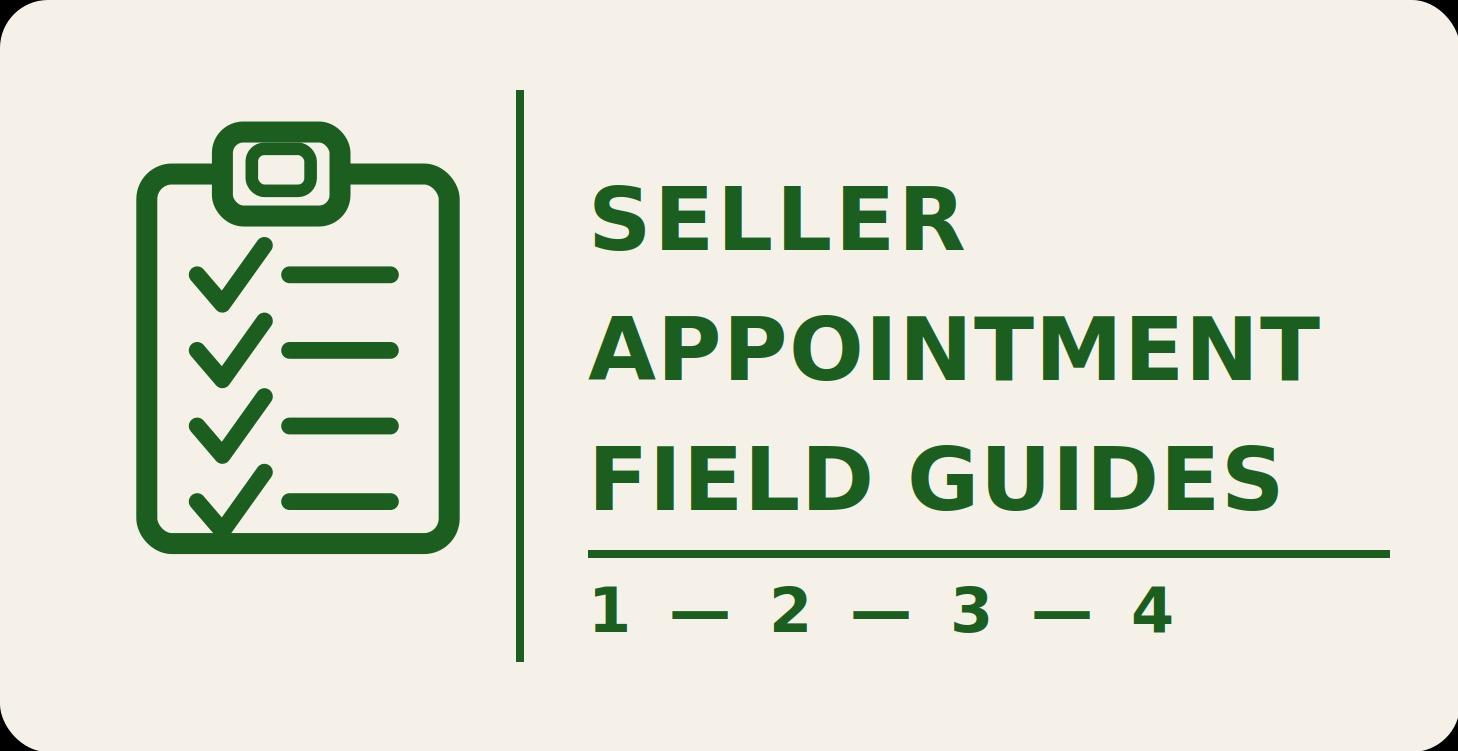 Seller Appointment Field Guides 1-4