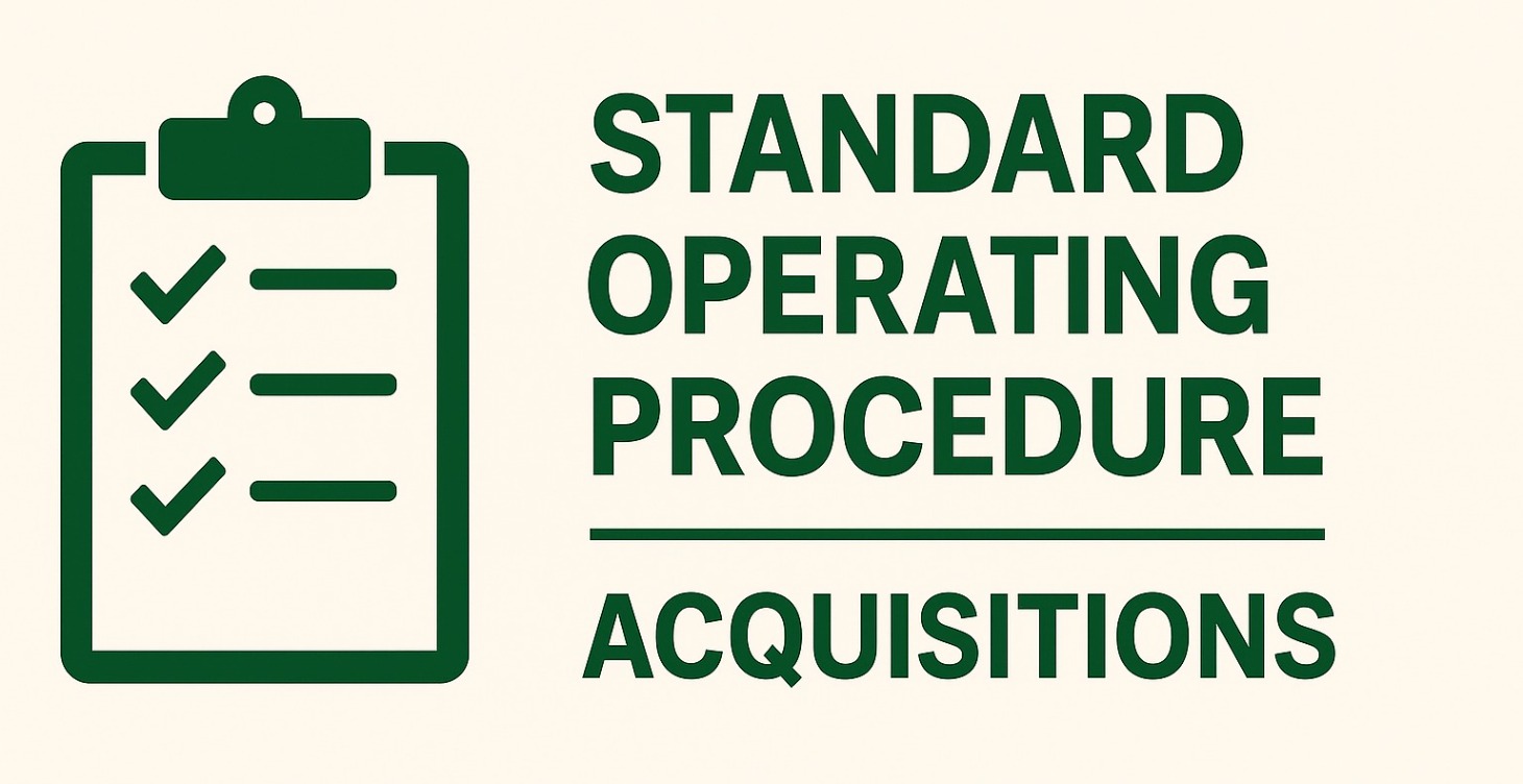 (Coming Soon) SOP - Acquisitions