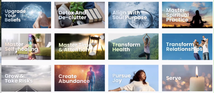 Areas to focus on in healing & mastery 