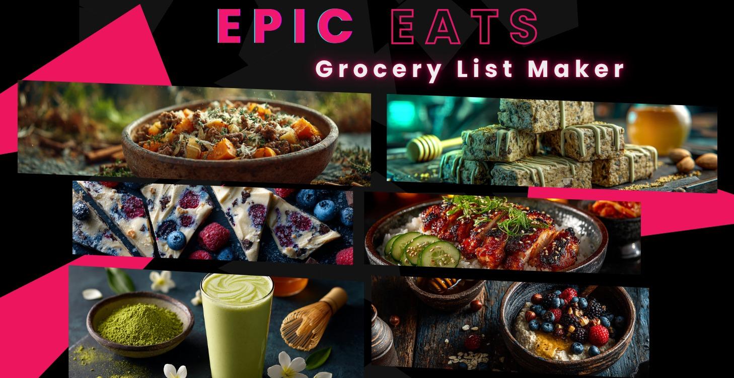 EPIC EATS Grocery List Maker