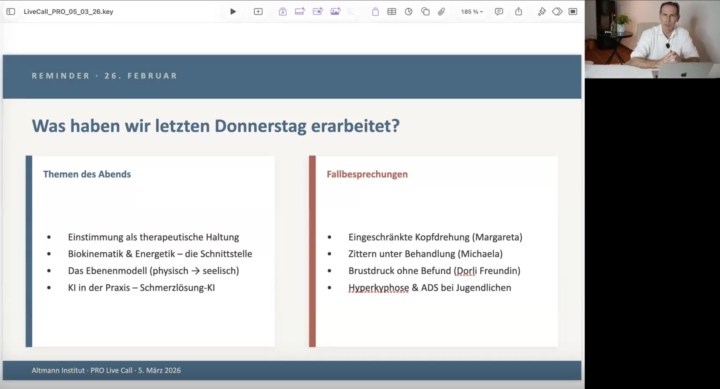 Wann wechsle ich die Behandlungsebene? — Ein Abend mit Tiefe