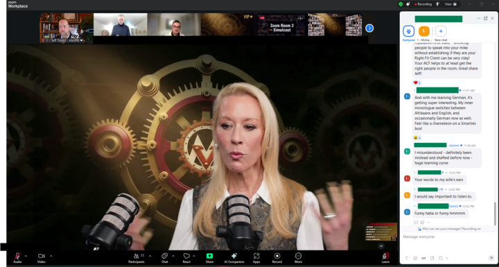 I am with 30+ Millionaire Fund Managers this Week