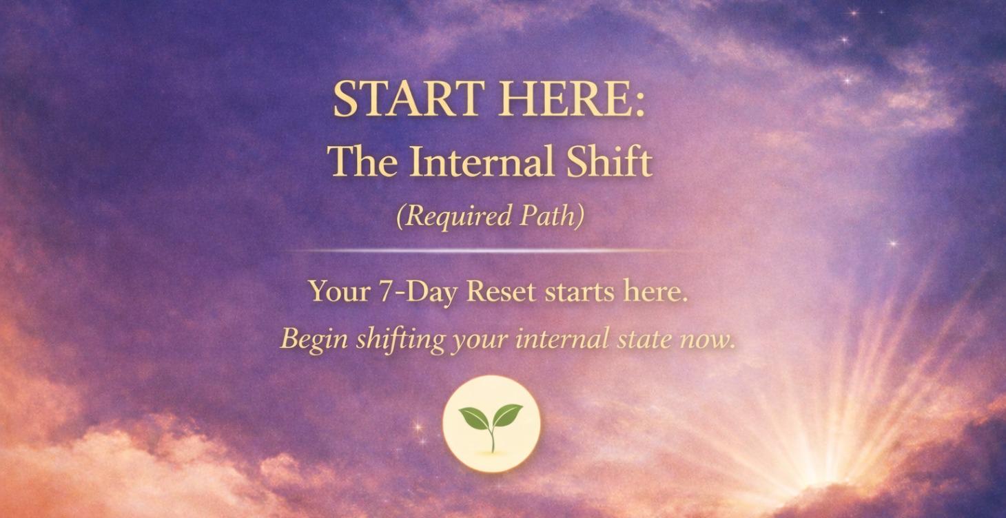 START HERE: The Internal Shift