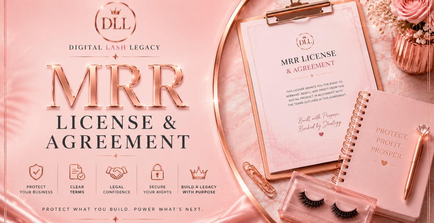Master Resell Rights (MRR) License Agreement
