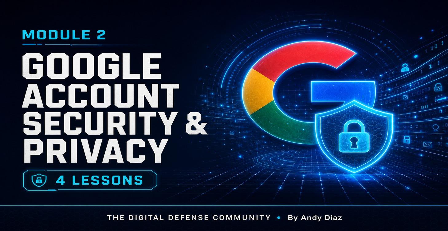 Google Account Security and Privacy