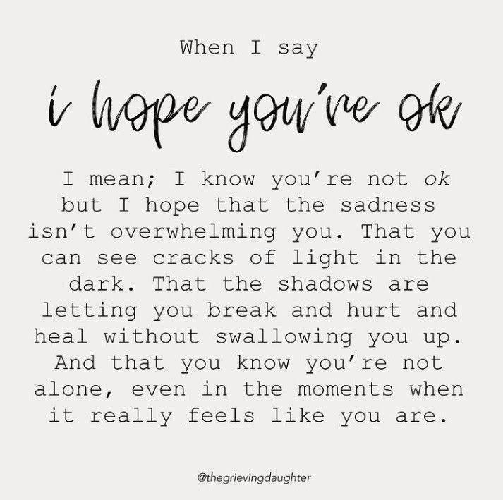 We are not ok