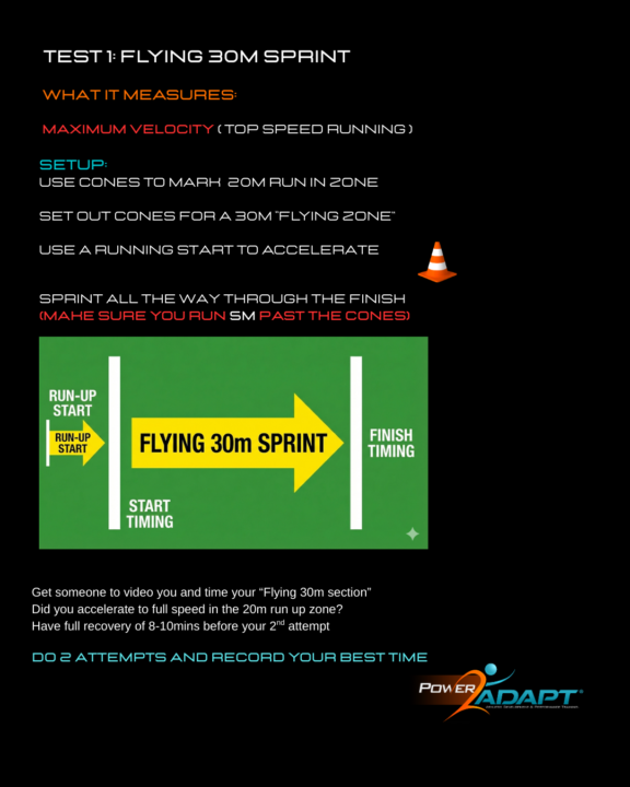 Test your Flying 30m sprint