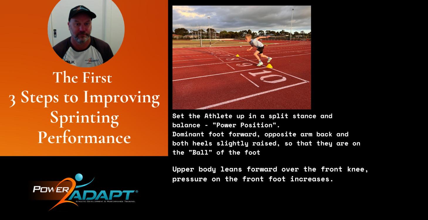 The First 3 STEPS to Improve Sprinting Performance