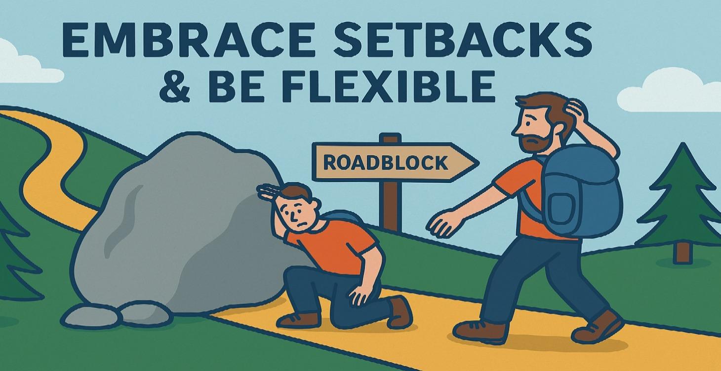 Embrace Setbacks/Be Flexible