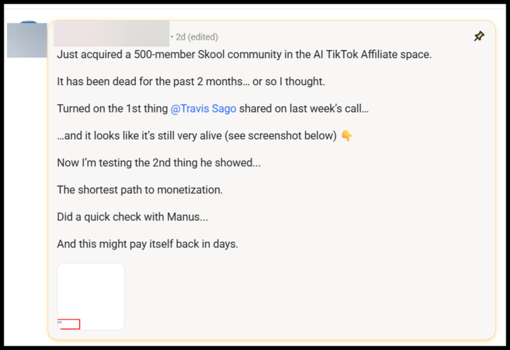 David uses Deal Getter Script and Scores