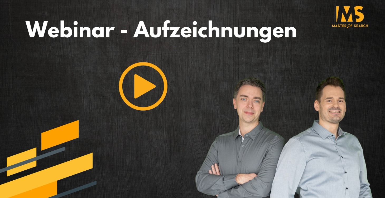 Webinar Aufzeichnungen