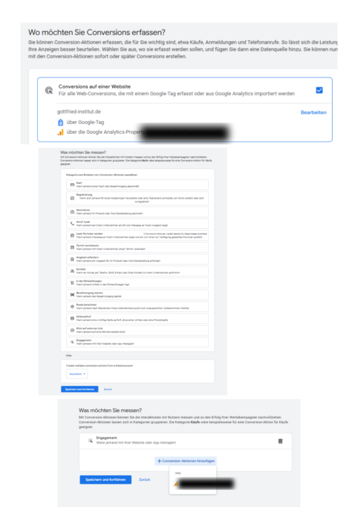 finde keine "Conversion mit der Kategorie „Sonstiges" mehr für eine Softconversion