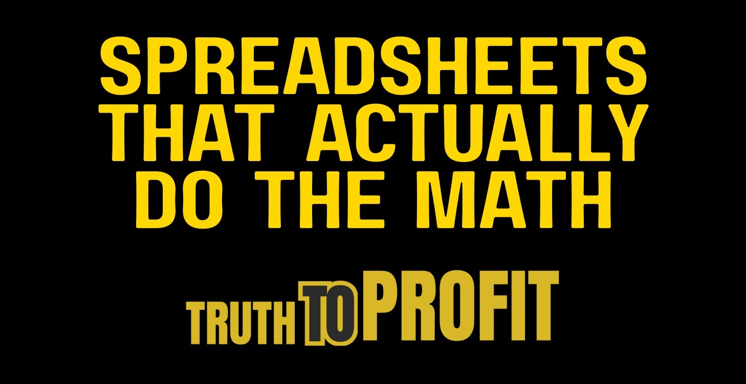 Spreadsheets That Actually Do the Math