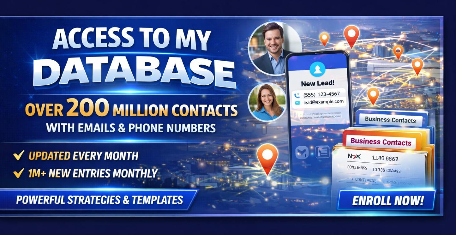 200M+ Business, Consumer & Home Owner Email Leads