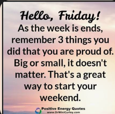 Feel good Friday....