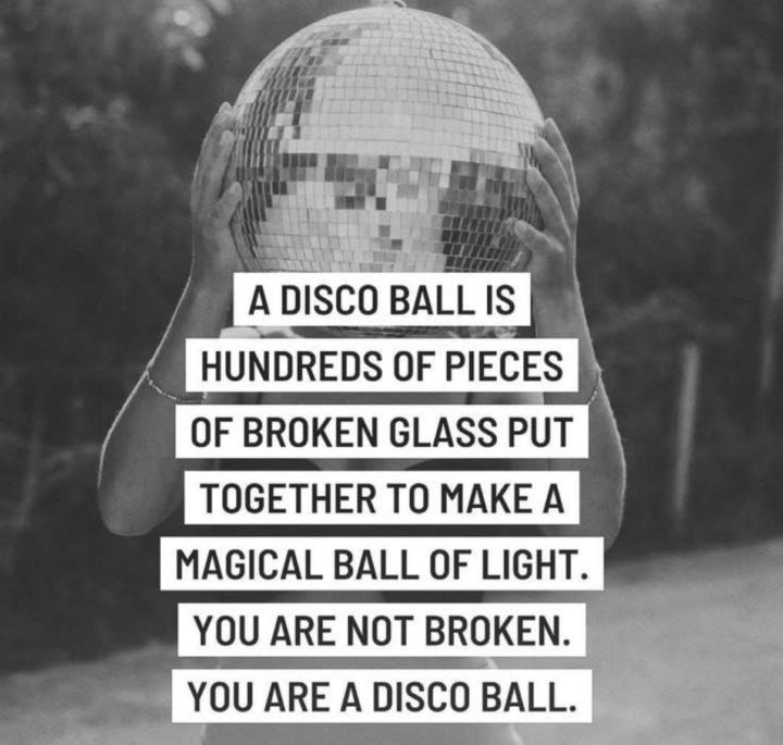 Be the Disco Ball: Reflect Your Light 