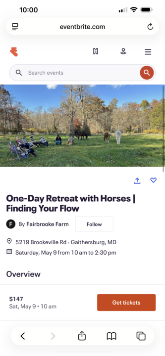I’m going  qigong and horses 