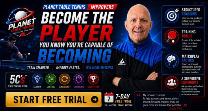 Planet Table Tennis Improvers 