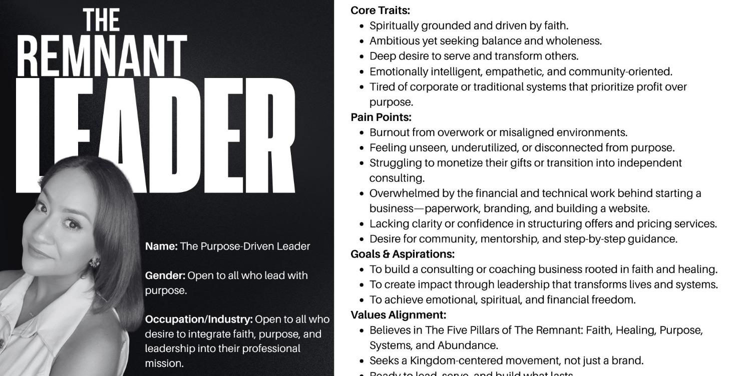 The Remnant Leader Mentorship Program