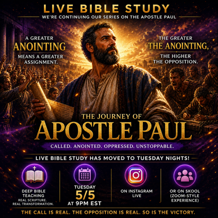 Bible study tonight!