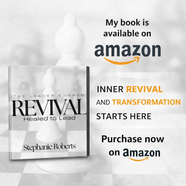  On Amazon! The Leader’s Inner Revival: Healed to Lead