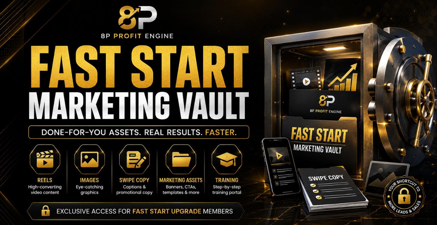 Welcome to 8P Profit Engine FAST START Vault 🚀