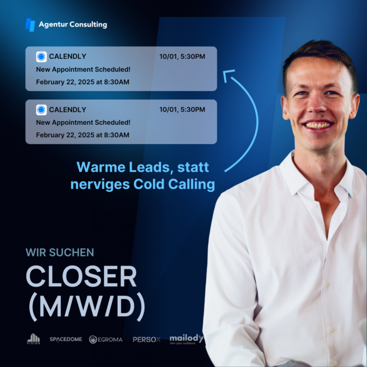 Closer gesucht! (Consulting (m/w/d) | 100% Remote)