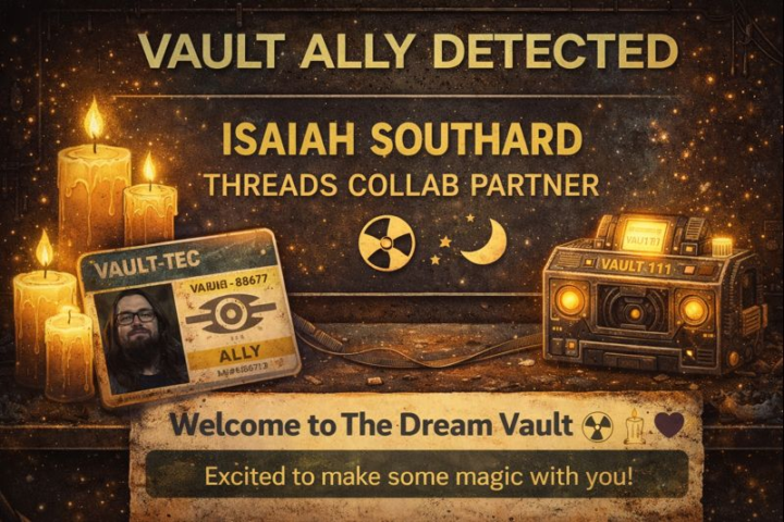 Welcome to The Dream Vault, Isaiah ☢️🕯️📼