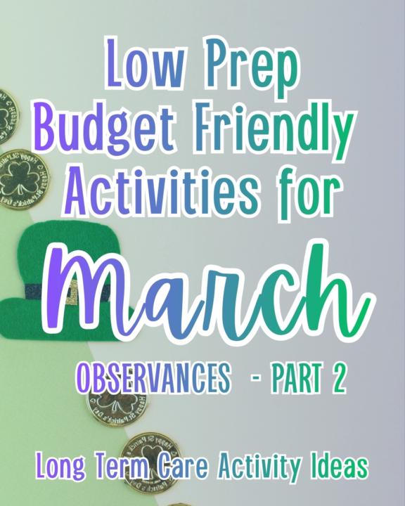 March Observances & Activities Pay 2