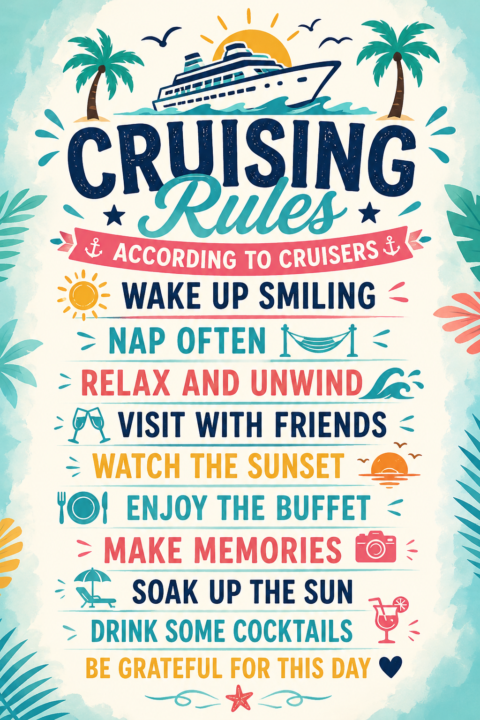 🚢 Cruising Rules According to Cruisers 😅